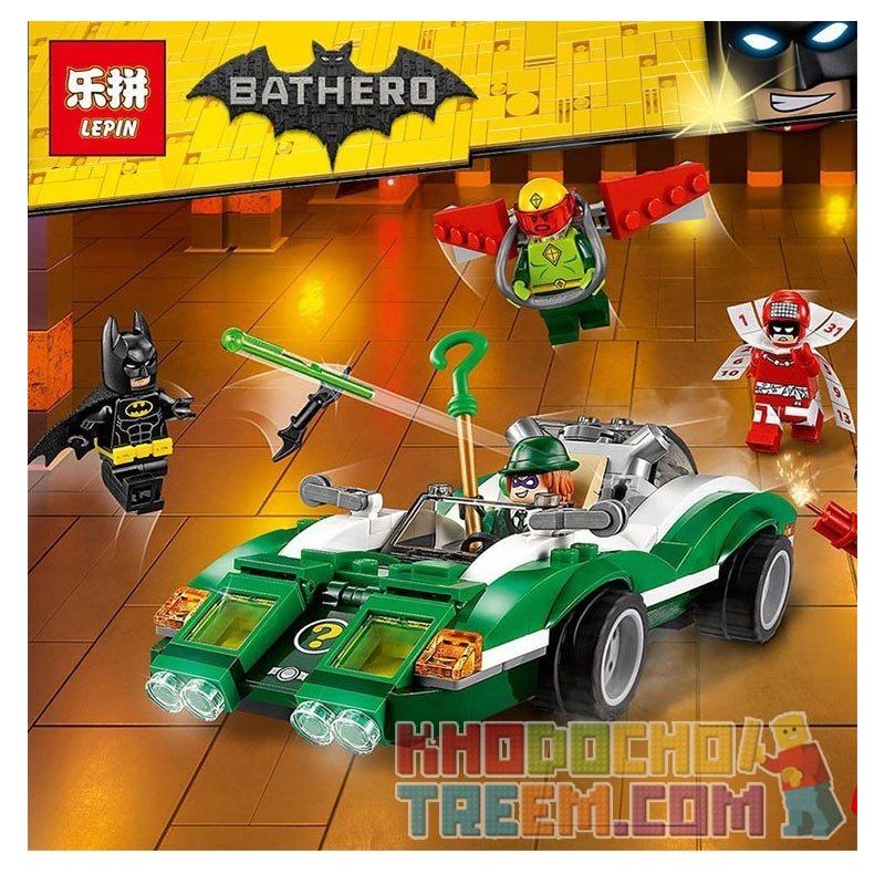 NOT The Lego Batman Movie 70903 The Riddler Riddle Racer Riddler Riddler ,  Bela 10630 Lari 10630 LEPIN 07059 Xếp hình The Riddler Riddle Racer giá sốc  rẻ nhất