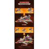 KEEPPLEY 75089 XE SIÊU ANH HÙNG GUYS STRIKE PHOENIX bộ đồ chơi xếp lắp ráp ghép mô hình Movie & Game Phim Và Trò Chơi