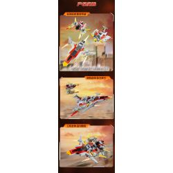 KEEPPLEY 75089 XE SIÊU ANH HÙNG GUYS STRIKE PHOENIX bộ đồ chơi xếp lắp ráp ghép mô hình Movie & Game Phim Và Trò Chơi