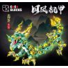 CACO 2276 CƠ KHÍ TRUNG QUỐC THANH LONG bộ đồ chơi xếp lắp ráp ghép mô hình 666 khối