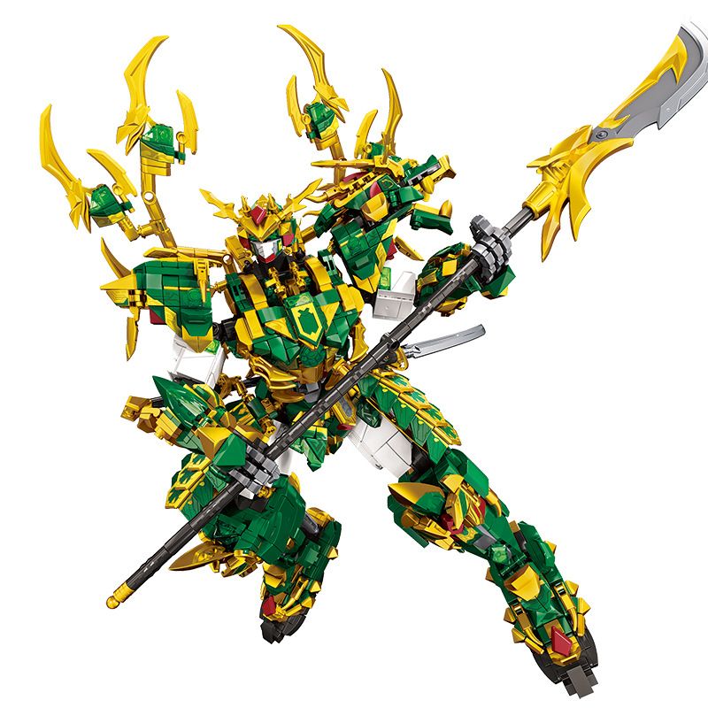 LE YI 62030 non Lego THANH LONG QUAN VŨ YANYUE MECHA bộ đồ chơi xếp lắp ráp ghép mô hình 2068 khối