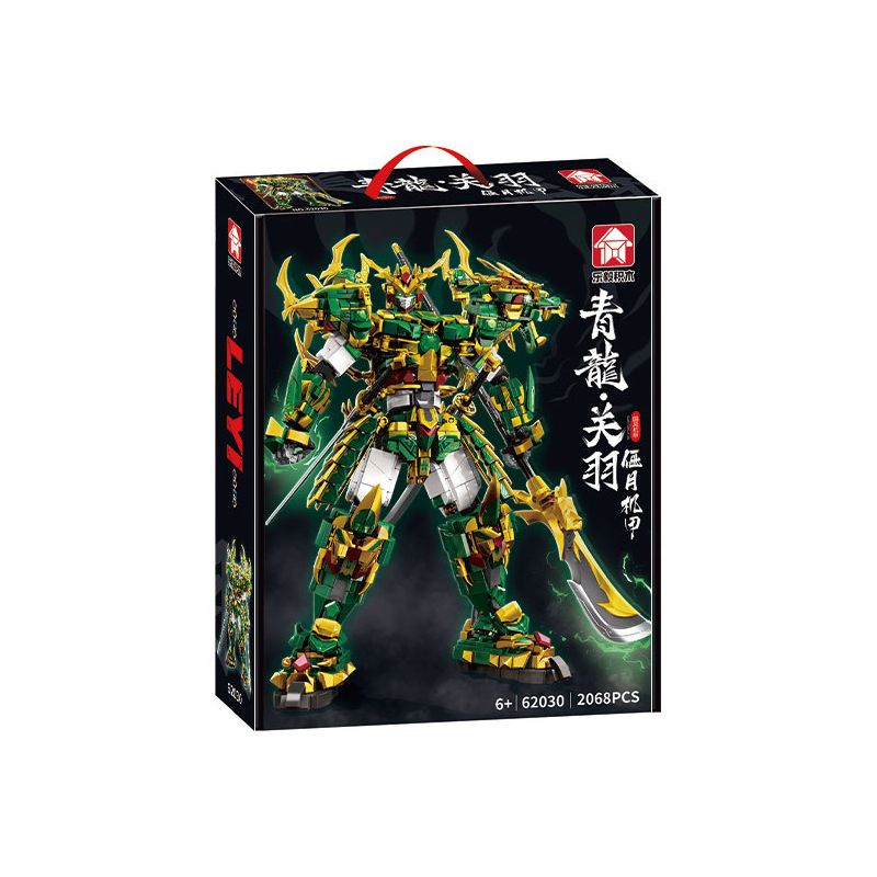 LE YI 62030 THANH LONG QUAN VŨ YANYUE MECHA bộ đồ chơi xếp lắp ráp ghép mô hình 2068 khối