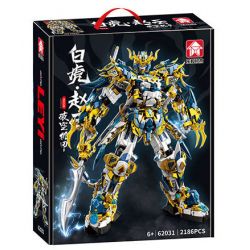LE YI 62031 BẠCH HỔ TRIỆU VÂN CƠ PHÁ KHÍ bộ đồ chơi xếp lắp ráp ghép mô hình 2186 khối