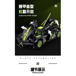 DOUBLE HEIGHT 60511 SIÊU XE BUGATTI V16 tỷ lệ 1:14 bộ đồ chơi xếp lắp ráp ghép mô hình Technic Kỹ Thuật Công Nghệ Cao Mô Hình Phương Tiện 1148 khối