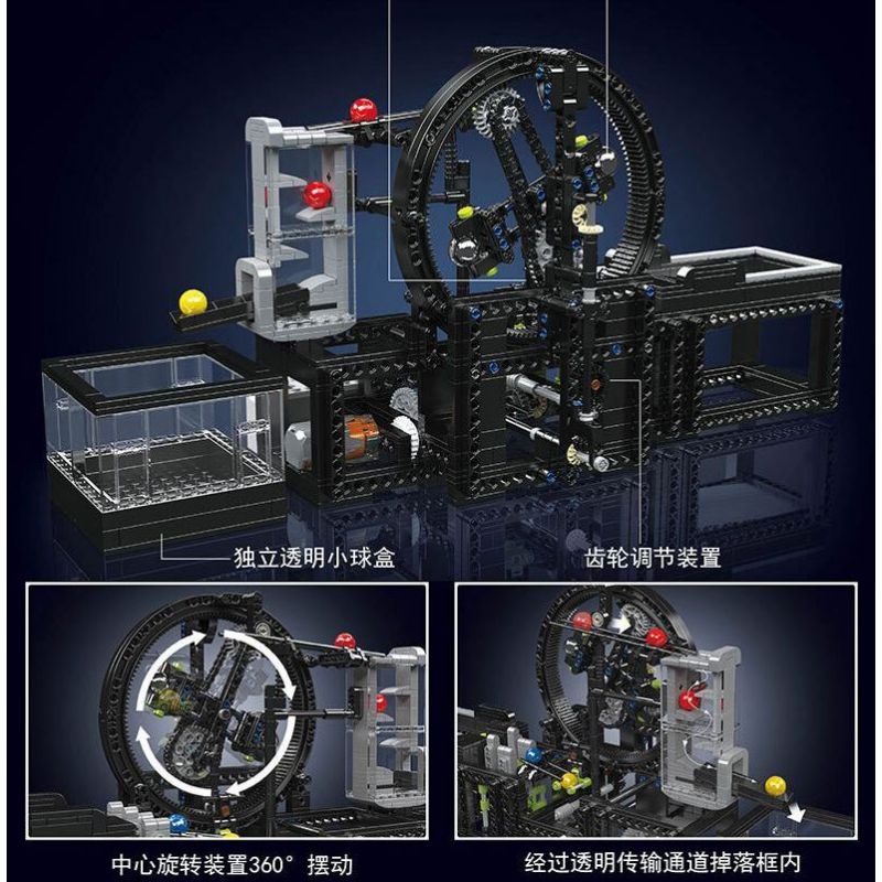 JMBRICKLAYER 70164 MouldKing 26015 Mould King 26015 REBRICKABLE MOC-127323 127323 MOC127323 NHÀ MÁY DÂY CHUYỀN LẮP RÁP GBC THANG HÀNH TINH bộ đồ chơi xếp lắp ráp ghép mô hình Technic PLANETARY LIFT GBC Kỹ Thuật Công Nghệ Cao Mô Hình Phương Tiện 1009 khối