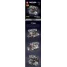 MouldKing 10087 Mould King 10087 DẪN ĐỘNG CƠ XĂNG 4 XI-LANH THẲNG HÀNG bộ đồ chơi xếp lắp ráp ghép mô hình Technic L4 Kỹ Thuật Công Nghệ Cao Mô Hình Phương Tiện 1787 khối