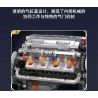 MouldKing 10087 Mould King 10087 DẪN ĐỘNG CƠ XĂNG 4 XI-LANH THẲNG HÀNG bộ đồ chơi xếp lắp ráp ghép mô hình Technic L4 Kỹ Thuật Công Nghệ Cao Mô Hình Phương Tiện 1787 khối