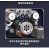 MouldKing 10087 Mould King 10087 DẪN ĐỘNG CƠ XĂNG 4 XI-LANH THẲNG HÀNG bộ đồ chơi xếp lắp ráp ghép mô hình Technic L4 Kỹ Thuật Công Nghệ Cao Mô Hình Phương Tiện 1787 khối