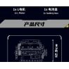 MouldKing 10087 Mould King 10087 DẪN ĐỘNG CƠ XĂNG 4 XI-LANH THẲNG HÀNG bộ đồ chơi xếp lắp ráp ghép mô hình Technic L4 Kỹ Thuật Công Nghệ Cao Mô Hình Phương Tiện 1787 khối