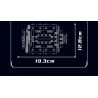 MouldKing 10087 Mould King 10087 DẪN ĐỘNG CƠ XĂNG 4 XI-LANH THẲNG HÀNG bộ đồ chơi xếp lắp ráp ghép mô hình Technic L4 Kỹ Thuật Công Nghệ Cao Mô Hình Phương Tiện 1787 khối