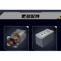 MouldKing 10087 Mould King 10087 DẪN ĐỘNG CƠ XĂNG 4 XI-LANH THẲNG HÀNG bộ đồ chơi xếp lắp ráp ghép mô hình Technic L4 Kỹ Thuật Công Nghệ Cao Mô Hình Phương Tiện 1787 khối