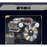 MouldKing 10088 Mould King 10088 DẪN ĐỘNG CƠ 8 XI-LANH KIỂU CHỮ V bộ đồ chơi xếp lắp ráp ghép mô hình Technic V8 ENGINE Kỹ Thuật Công Nghệ Cao Mô Hình Phương Tiện 535 khối