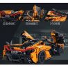 CADA DOUBLEE C61513 61513 SIÊU XE SÁT THỦ MỈM CƯỜI 1:10 tỷ lệ 1:10 bộ đồ chơi xếp lắp ráp ghép mô hình Technic Kỹ Thuật Công Nghệ Cao Mô Hình Phương Tiện 3617 khối