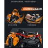 CADA DOUBLEE C61513 61513 SIÊU XE SÁT THỦ MỈM CƯỜI 1:10 tỷ lệ 1:10 bộ đồ chơi xếp lắp ráp ghép mô hình Technic Kỹ Thuật Công Nghệ Cao Mô Hình Phương Tiện 3617 khối
