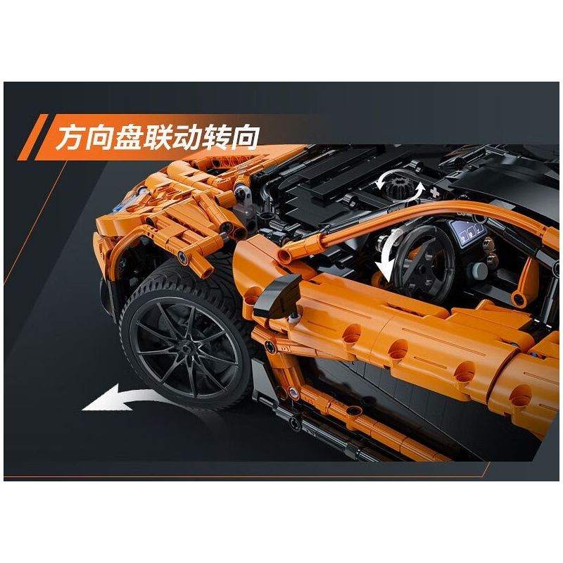 CADA DOUBLEE C61513 61513 SIÊU XE SÁT THỦ MỈM CƯỜI 1:10 tỷ lệ 1:10 bộ đồ chơi xếp lắp ráp ghép mô hình Technic Kỹ Thuật Công Nghệ Cao Mô Hình Phương Tiện 3617 khối