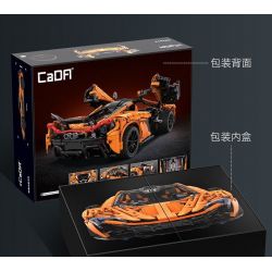 CADA DOUBLEE C61513 61513 SIÊU XE SÁT THỦ MỈM CƯỜI 1:10 tỷ lệ 1:10 bộ đồ chơi xếp lắp ráp ghép mô hình Technic Kỹ Thuật Công Nghệ Cao Mô Hình Phương Tiện 3617 khối