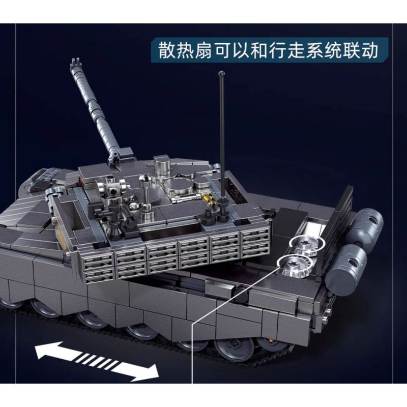 SLUBAN M38-B1234 B1234 1234 M38B1234 38-B1234 KHU VUI CHƠI MÔ HÌNH LỚP PHỦ KIM LOẠI XE TĂNG CHIẾN ĐẤU CHỦ LỰC ZTZ-99AS 1:35 tỷ lệ 1:35 bộ đồ chơi xếp lắp ráp ghép mô hình Military Army Quân Sự Bộ Đội 1079 khối