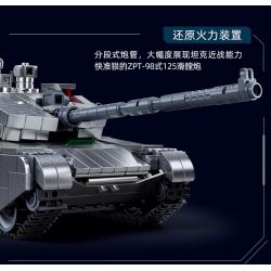 SLUBAN M38-B1234 B1234 1234 M38B1234 38-B1234 KHU VUI CHƠI MÔ HÌNH LỚP PHỦ KIM LOẠI XE TĂNG CHIẾN ĐẤU CHỦ LỰC ZTZ-99AS 1:35 tỷ lệ 1:35 bộ đồ chơi xếp lắp ráp ghép mô hình Military Army Quân Sự Bộ Đội 1079 khối