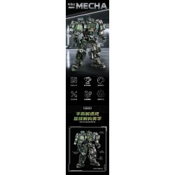 KOZOSHA 212223 GIÁP MÁY QUẠT CÔNG NGHIỆP BÁN CƠ KHÍ bộ đồ chơi xếp lắp ráp ghép mô hình 1403 khối