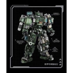 KOZOSHA 212223 GIÁP MÁY QUẠT CÔNG NGHIỆP BÁN CƠ KHÍ bộ đồ chơi xếp lắp ráp ghép mô hình 1403 khối