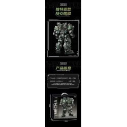 KOZOSHA 212223 GIÁP MÁY QUẠT CÔNG NGHIỆP BÁN CƠ KHÍ bộ đồ chơi xếp lắp ráp ghép mô hình 1403 khối