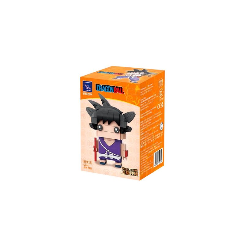 PANTASY 99118 GOKU NGỌC RỒNG bộ đồ chơi xếp lắp ráp ghép mô hình Brickheadz Nhân Vật Đầu To 300 khối