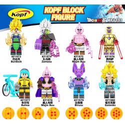 KOPF KF6193 6193 KF1973 1973 KF1974 1974 KF1975 1975 KF1976 1976 KF1977 1977 KF1978 1978 KF1979 1979 KF1980 1980 DRAGON BALL NHÂN VẬT NHỎ 8 LOẠI bộ đồ chơi xếp lắp ráp ghép mô hình Movie & Game Phim Và Trò Chơi