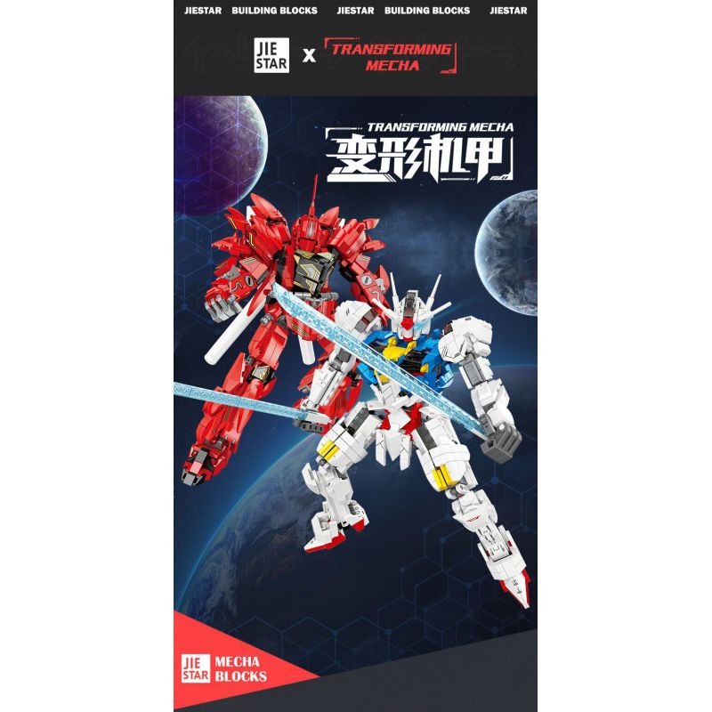 JIESTAR FF20014 20014 CHUYỂN ĐỔI THỨ HAI XIN'ANZHOU MECHA bộ đồ chơi xếp lắp ráp ghép mô hình Technic TRANSFORMING MECHA Kỹ Thuật Công Nghệ Cao Mô Hình Phương Tiện 964 khối