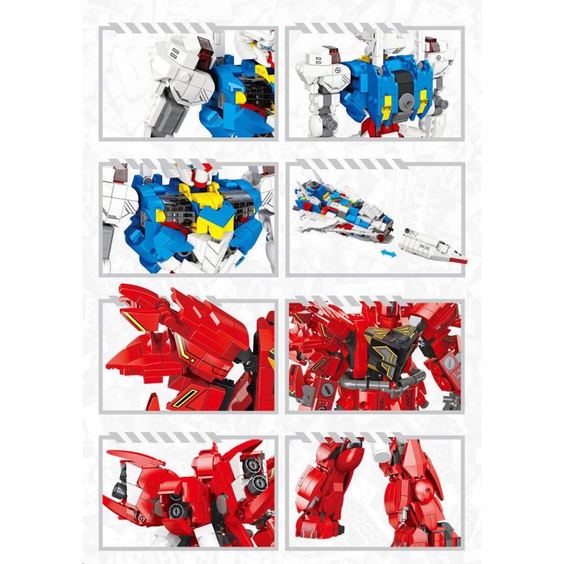 JIESTAR FF20014 20014 CHUYỂN ĐỔI THỨ HAI XIN'ANZHOU MECHA bộ đồ chơi xếp lắp ráp ghép mô hình Technic TRANSFORMING MECHA Kỹ Thuật Công Nghệ Cao Mô Hình Phương Tiện 964 khối