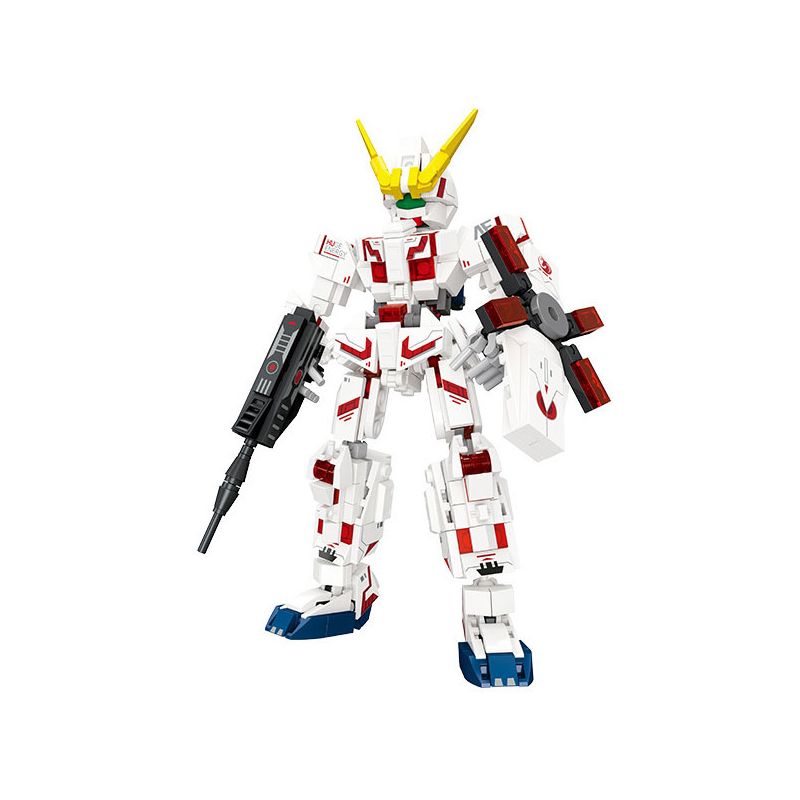 JIESTAR FF20020 20020 non Lego MECHA UNICORN BIẾN HÌNH THỨ HAI bộ đồ chơi xếp lắp ráp ghép mô hình Technic TRANSFORMING MECHA Kỹ Thuật Công Nghệ Cao Mô Hình Phương Tiện 394 khối