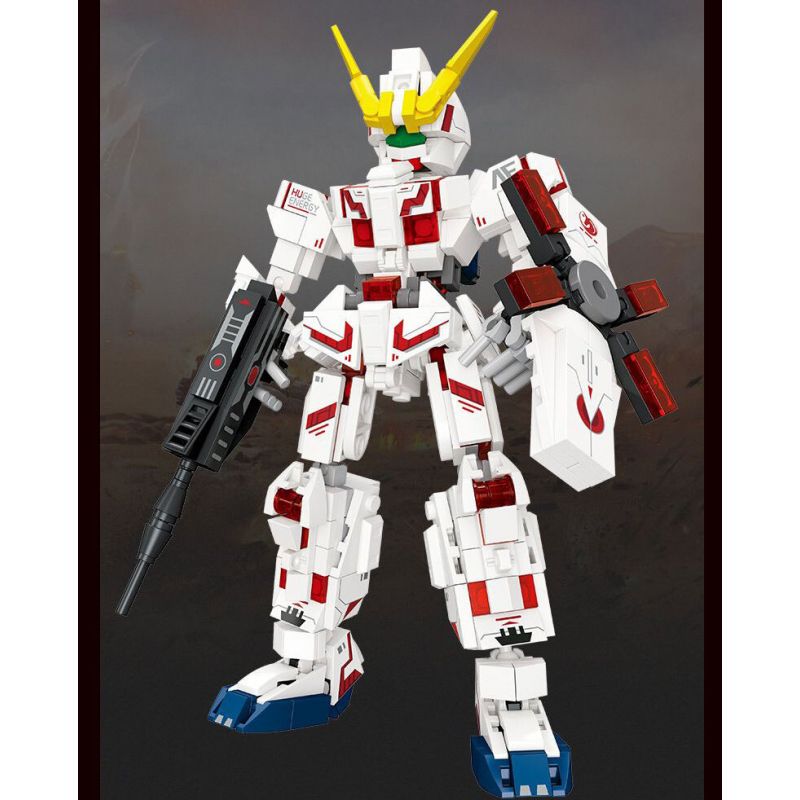 JIESTAR FF20020 20020 MECHA UNICORN BIẾN HÌNH THỨ HAI bộ đồ chơi xếp lắp ráp ghép mô hình Technic TRANSFORMING MECHA Kỹ Thuật Công Nghệ Cao Mô Hình Phương Tiện 394 khối