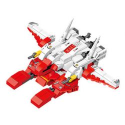 JIESTAR FF20021 20021 MECHA XUNG ĐỎ THỨ HAI bộ đồ chơi xếp lắp ráp ghép mô hình Technic TRANSFORMING MECHA Kỹ Thuật Công Nghệ Cao Mô Hình Phương Tiện 374 khối