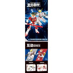 JIESTAR FF20021 20021 MECHA XUNG ĐỎ THỨ HAI bộ đồ chơi xếp lắp ráp ghép mô hình Technic TRANSFORMING MECHA Kỹ Thuật Công Nghệ Cao Mô Hình Phương Tiện 374 khối