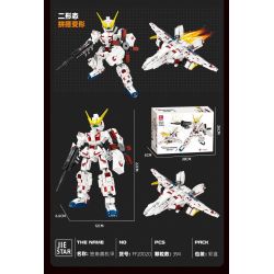 JIESTAR FF20021 20021 MECHA XUNG ĐỎ THỨ HAI bộ đồ chơi xếp lắp ráp ghép mô hình Technic TRANSFORMING MECHA Kỹ Thuật Công Nghệ Cao Mô Hình Phương Tiện 374 khối