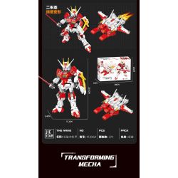 JIESTAR FF20021 20021 MECHA XUNG ĐỎ THỨ HAI bộ đồ chơi xếp lắp ráp ghép mô hình Technic TRANSFORMING MECHA Kỹ Thuật Công Nghệ Cao Mô Hình Phương Tiện 374 khối