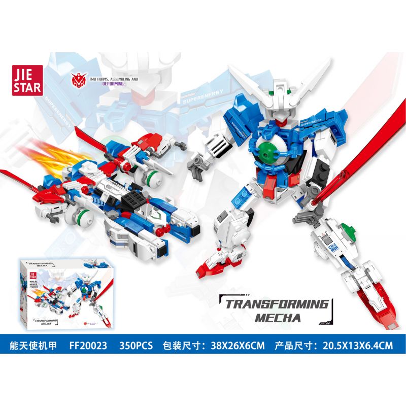 JIESTAR FF20023 20023 non Lego MECHA THIÊN THẦN BIẾN HÌNH THỨ HAI bộ đồ chơi xếp lắp ráp ghép mô hình Technic TRANSFORMING MECHA Kỹ Thuật Công Nghệ Cao Mô Hình Phương Tiện 350 khối