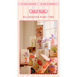 GEKKOSHA 804432 NGÔN NGỮ HOA TÌNH CẢM LAN NAM PHI bộ đồ chơi xếp lắp ráp ghép mô hình Creator Sáng Tạo