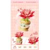 GEKKOSHA 804433 NGÔN NGỮ HOA TÌNH CẢM CUIZHU bộ đồ chơi xếp lắp ráp ghép mô hình Creator Sáng Tạo