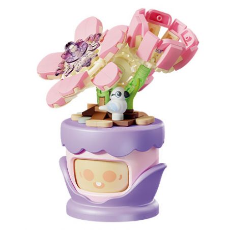 GEKKOSHA 804434 NGÔN NGỮ HOA TÌNH CẢM DA FEIYAN bộ đồ chơi xếp lắp ráp ghép mô hình Creator Sáng Tạo