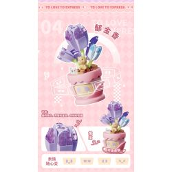 GEKKOSHA 804434 NGÔN NGỮ HOA TÌNH CẢM DA FEIYAN bộ đồ chơi xếp lắp ráp ghép mô hình Creator Sáng Tạo