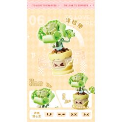 GEKKOSHA 804434 NGÔN NGỮ HOA TÌNH CẢM DA FEIYAN bộ đồ chơi xếp lắp ráp ghép mô hình Creator Sáng Tạo