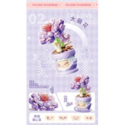 GEKKOSHA 804427 NGÔN NGỮ HOA TÌNH CẢM THƯỢC DƯỢC bộ đồ chơi xếp lắp ráp ghép mô hình Creator Sáng Tạo