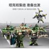 SEMBO 203164 ĐẤT NƯỚC MẠNH MẼ VÀ TINH THẦN ANH HÙNG LÍNH TRUNG QUỐC XE TĂNG CHIẾN ĐẤU CHỦ LỰC IRON TORRENT ZTZ-99A HẠNG ZTZ-59A NHẸ ZTQ-15 tỷ lệ 1:32 bộ đồ chơi xếp lắp ráp ghép mô hình Military Army Quân Sự Bộ Đội 2147 khối