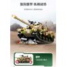SEMBO 203159 TOP TOY 203159T MỘT QUỐC GIA HÙNG MẠNH XE TĂNG CHIẾN ĐẤU CHỦ LỰC ZTZ-96B tỷ lệ 1:32 bộ đồ chơi xếp lắp ráp ghép mô hình Military Army Quân Sự Bộ Đội 719 khối