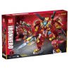 GAOMISI T3119 3119 CƠ KHÍ THÉP bộ đồ chơi xếp lắp ráp ghép mô hình IRONHERO 506 khối