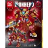 GAOMISI T3119 3119 CƠ KHÍ THÉP bộ đồ chơi xếp lắp ráp ghép mô hình IRONHERO 506 khối