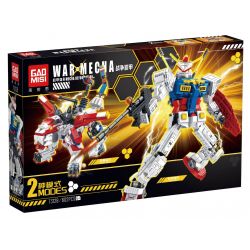 GAOMISI T3128 3128 WAR MECHA:BẢN GỐC bộ đồ chơi xếp lắp ráp ghép mô hình WARMECHA 602 khối