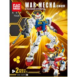 GAOMISI T3128 3128 WAR MECHA:BẢN GỐC bộ đồ chơi xếp lắp ráp ghép mô hình WARMECHA 602 khối