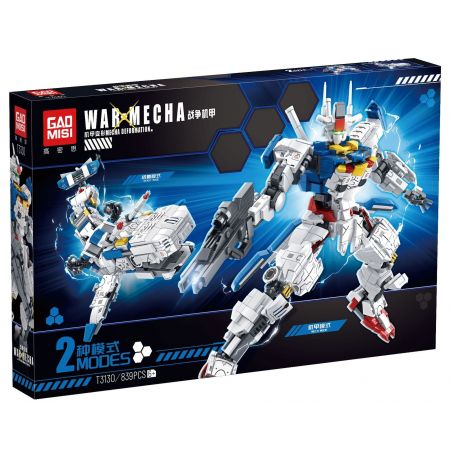 GAOMISI T3130 3130 MECH CHIẾN TRANH PHÙ THỦY NGÂN bộ đồ chơi xếp lắp ráp ghép mô hình WARMECHA 839 khối