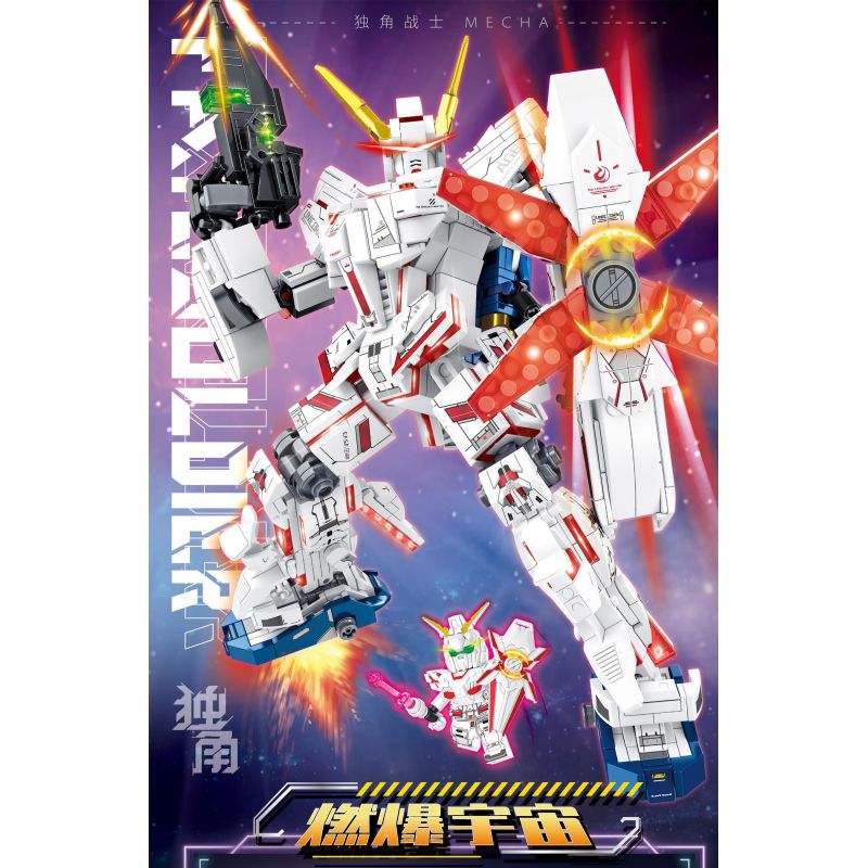 7135 CHIẾN BINH MỘT SỪNG bộ đồ chơi xếp lắp ráp ghép mô hình 812 khối